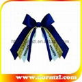 Sublimation Print Custom Cheerleading Hair Bows And Ribbons 5