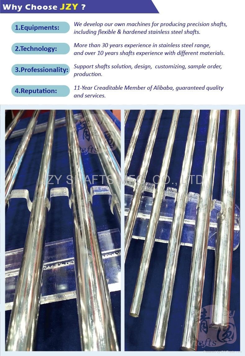 hard stainless steel round rod sus400 surface hard bright bar HRC56-58 3