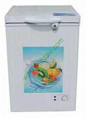 SOLID DOOR TOP OPEN CHEST FREEZER WITH LAMP BD-108