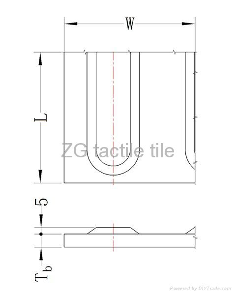 ceramic directional tactile tile 2