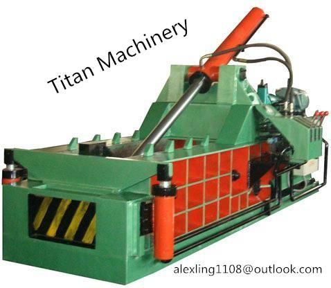 hydraulic metal scrap baling press machine