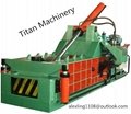 hydraulic metal scrap baling press
