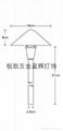 美式純銅草地燈P01 UL認証安全12V LED燈酒店庭院燈 3