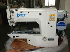 High speed electronic button attaching sewing machine DT1903ASS