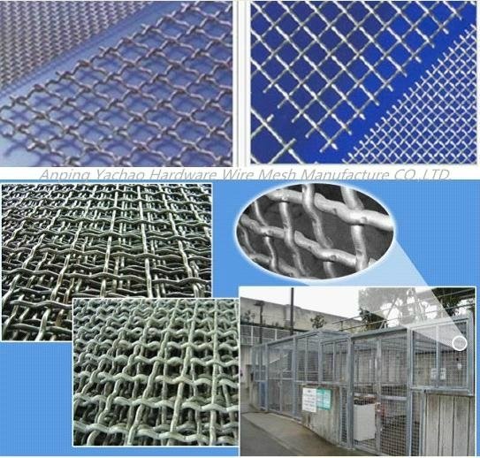 High quality Stainless Steel Crimped Wire Mesh Factory