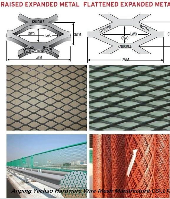 High quality diamond aluminum expanded grill mesh sheets 4