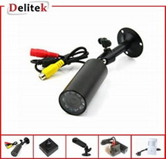 Mini Bullet Color Camera with Night Vision IR LEDs