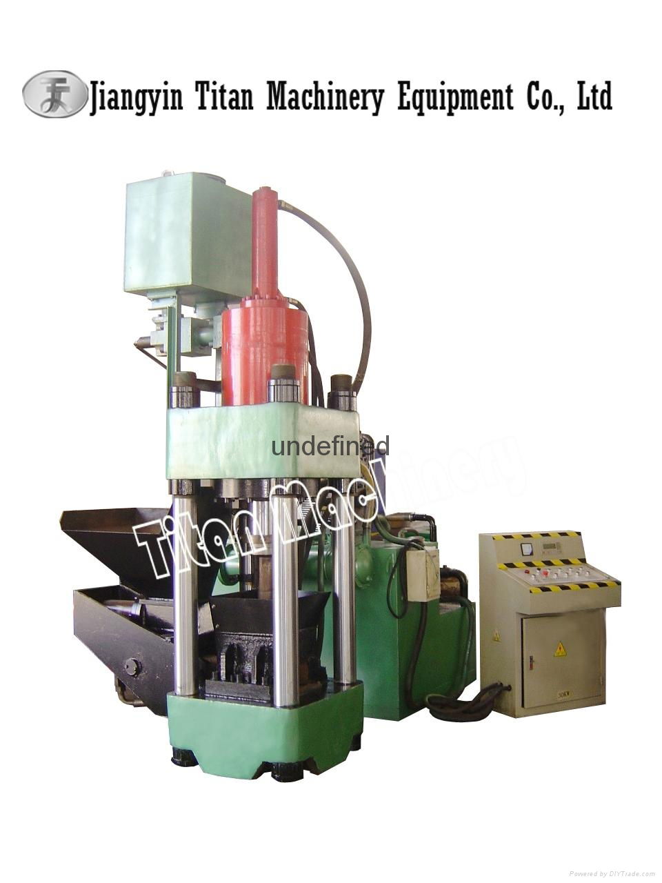 (TITAN) Hydraulic Metal Scrap Briquetting Press 5