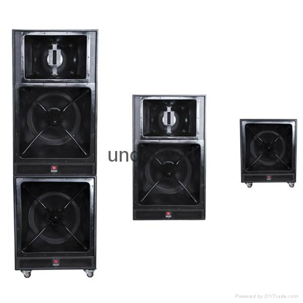 Dual 18 four way speaker system long throw sound speaker 3