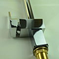 Single Handle Solid Brass Spring Pull Down Kitchen Faucet - Chrome Finish 5