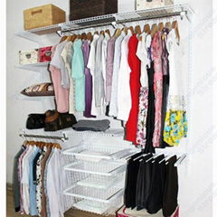 Ingenious wire closet shelves for all wardrobes