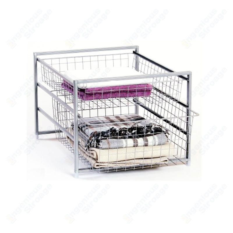  Wire Storage Basket Drawer System 