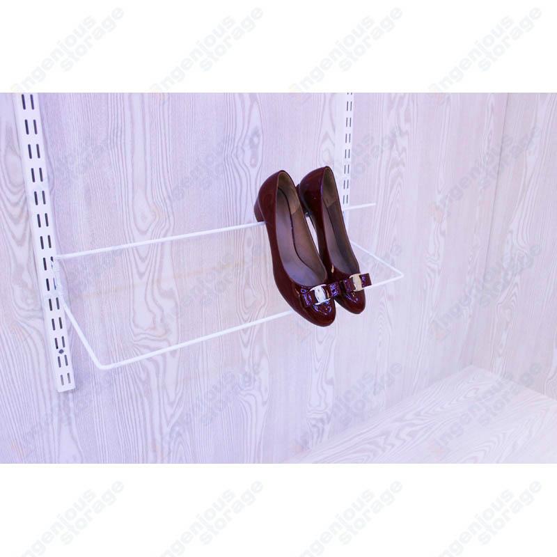 White Single Shoe Rack For Heels SSRW Ingenious Storage (China