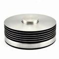 CA014 Stainless Steel Barware Round Coasters With Base And EVA Backing