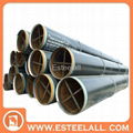 astm api iso erw large diameter and good quality carbon welded steel pipe 5