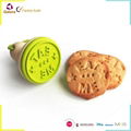 Food Grade Silicone Bakeware Cookie Tools Silicone Cookie Pastry Biscuit Stamp 2