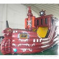 durable inflatable pirate ship for kids 2