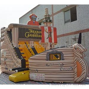 durable inflatable pirate ship for kids 3