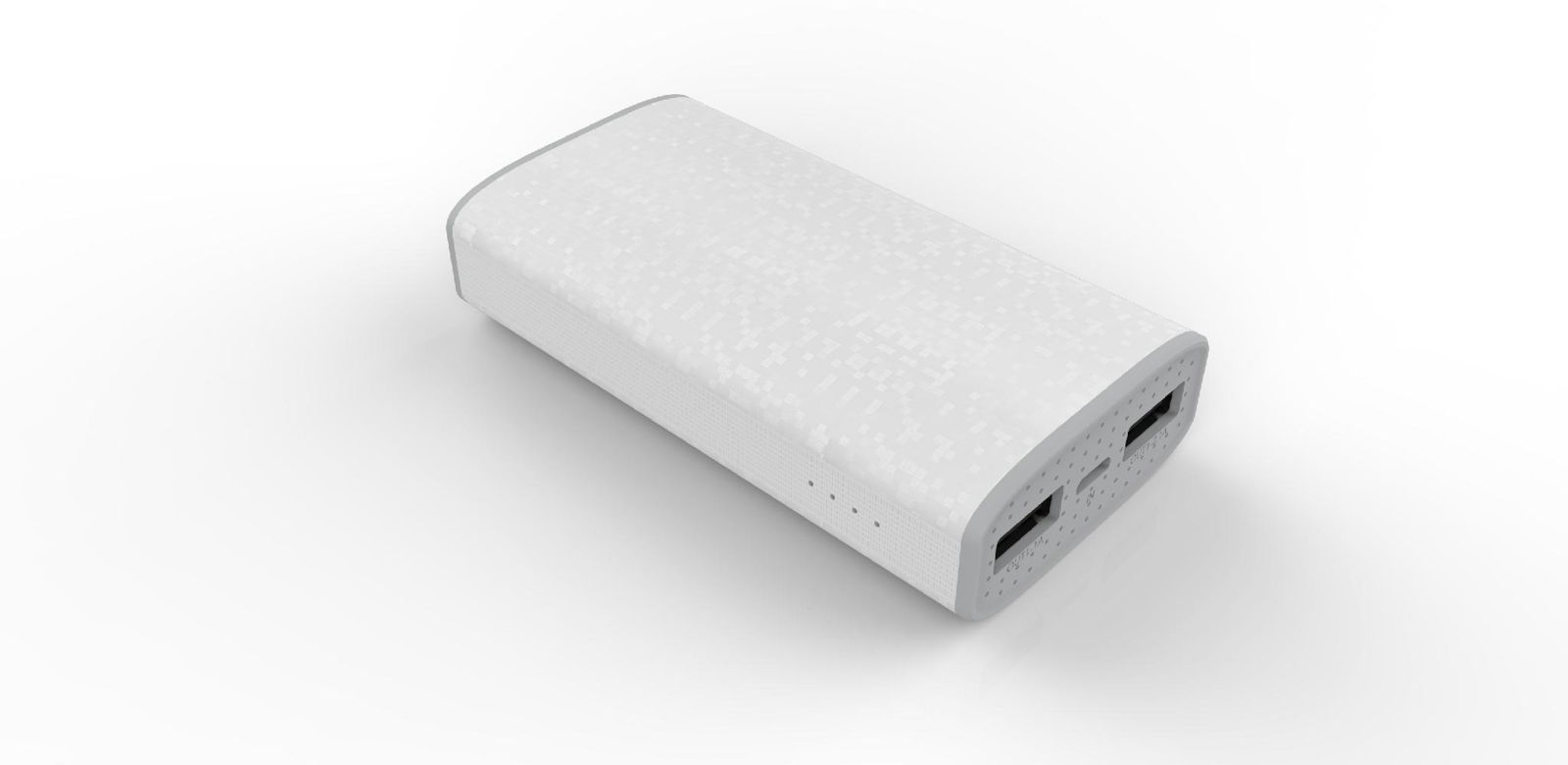 4000 mAh Portable Power Bank with 2 output ports 3