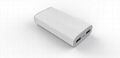 4000 mAh Portable Power Bank with 2 output ports 3