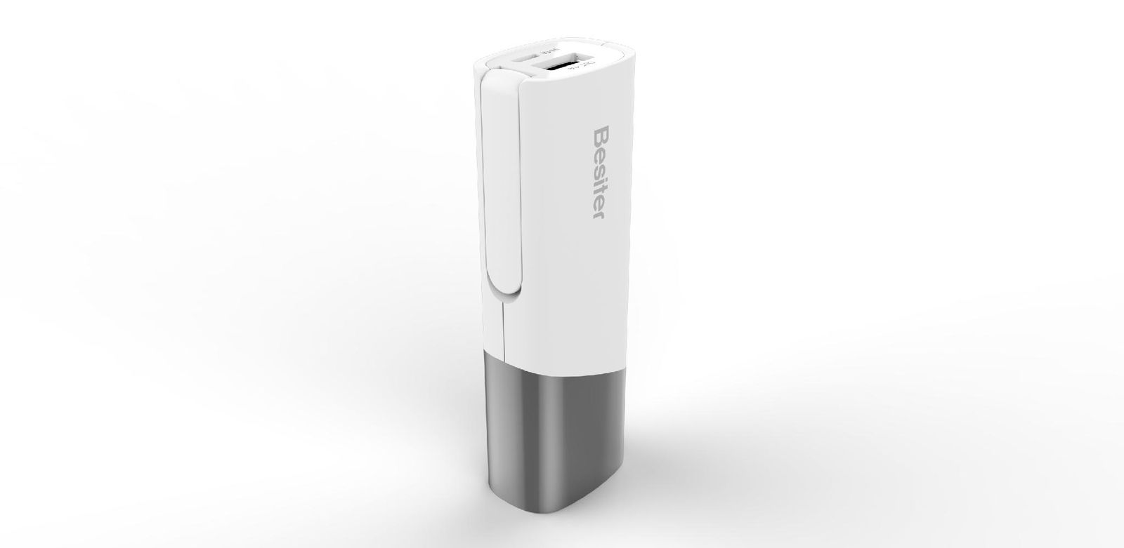 2500 mAh Portable Power Bank with LED Light 4