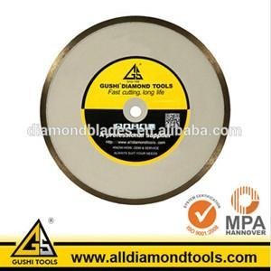 Continuous Rim Diamond Wet Cutting Tile China Cutter Blades