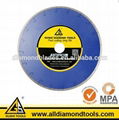 Continuous Rim Wet J Slot Ceramic Saw Blade 1