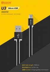 HIGH SPEED DATA CABLE WITH INTELLIGENT LED FOR ANDROID 