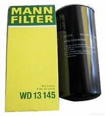 Mann filters oil filtering Air compressor parts screw compressor oil filter