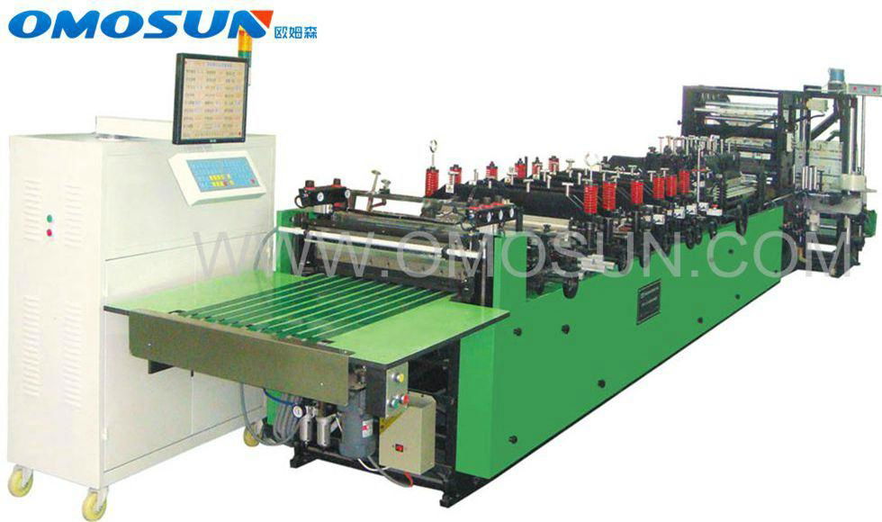 Three side sealing stand up zipper bag,flux-and-standing pouch making machinery 3