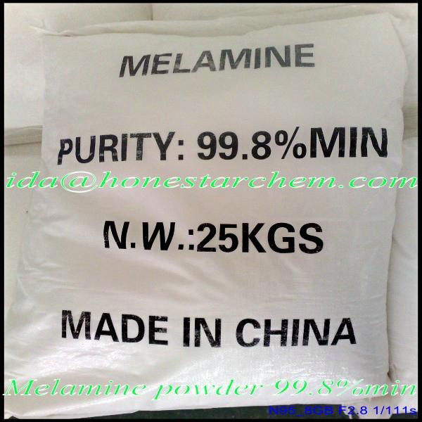 Chemical Grade Melamine Powder 99.8%min  5