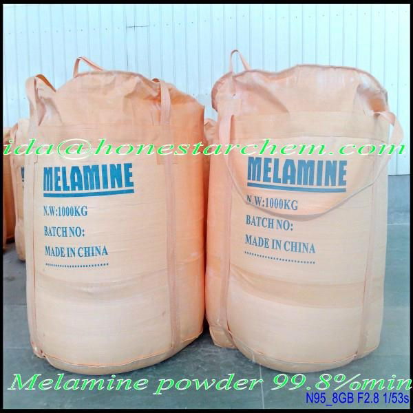 Chemical Grade Melamine Powder 99.8%min  2