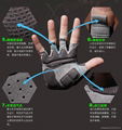 Mountain bike gloves breathable slip 4