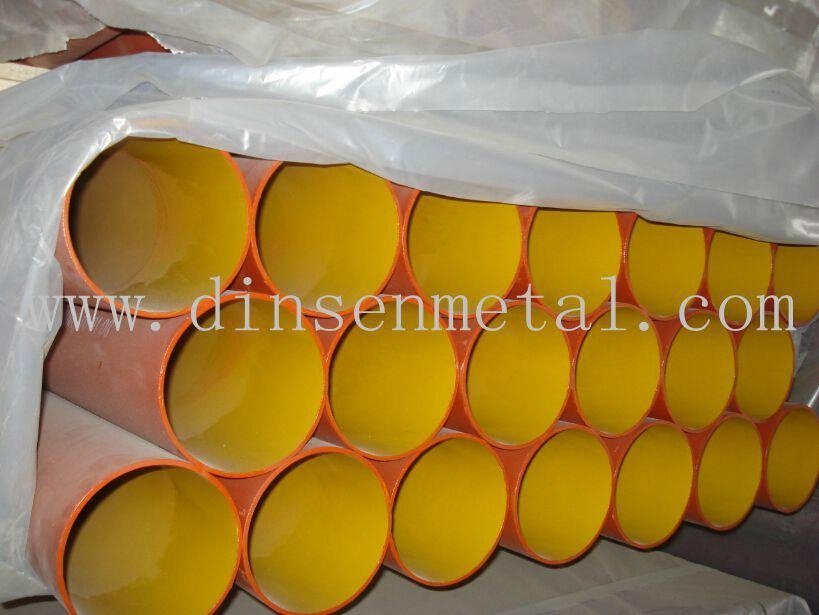 EN877 Epoxy coating cast iron pipe for water drainage