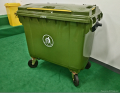 660L Industrial Recycling Plastic Waste Container 