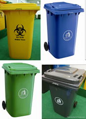 Plastic Outdoor Dustbins Manufacturers 240L Garbage Can