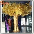 artificial golden tree fake tree Christmas decor 2