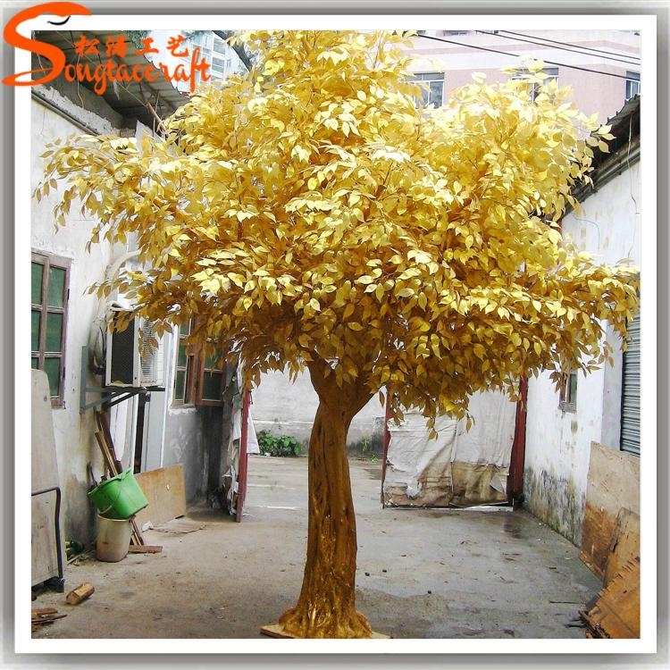 artificial golden tree fake tree Christmas decor ST08 Songtao Tree