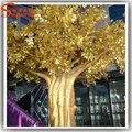 artificial golden tree fake tree Christmas decor 5