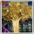 golden tree wedding decor festival