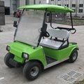 Green color 2 seat electric golf cart for sale 3