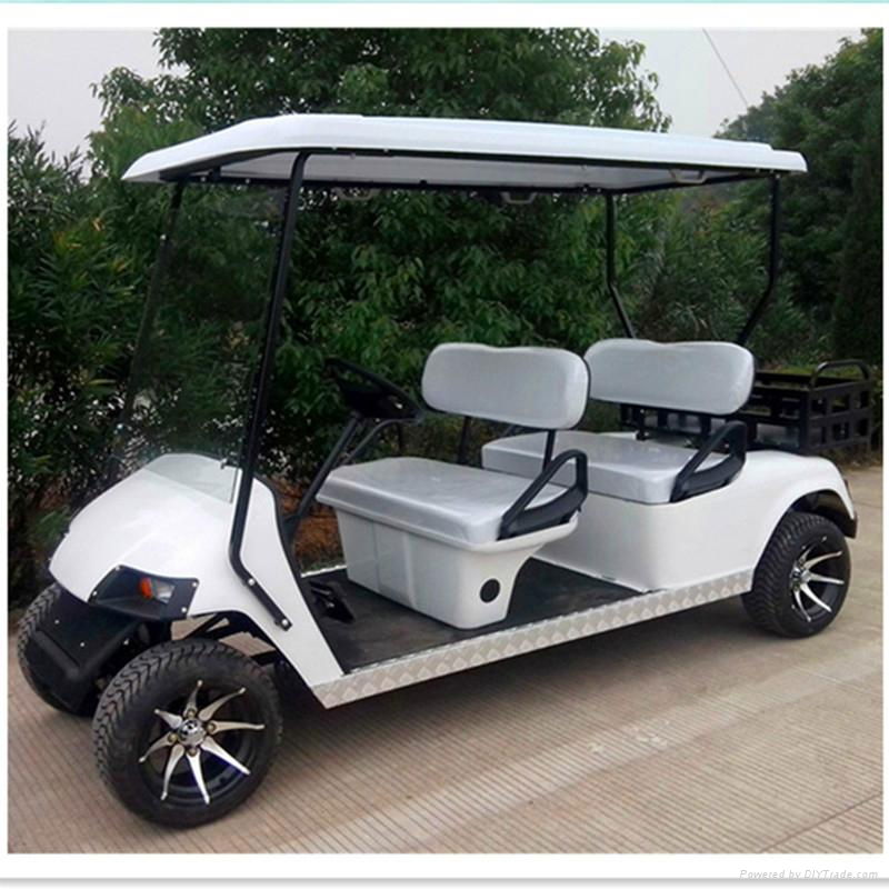 4 seat electric golf cart with cargo box for sale 4