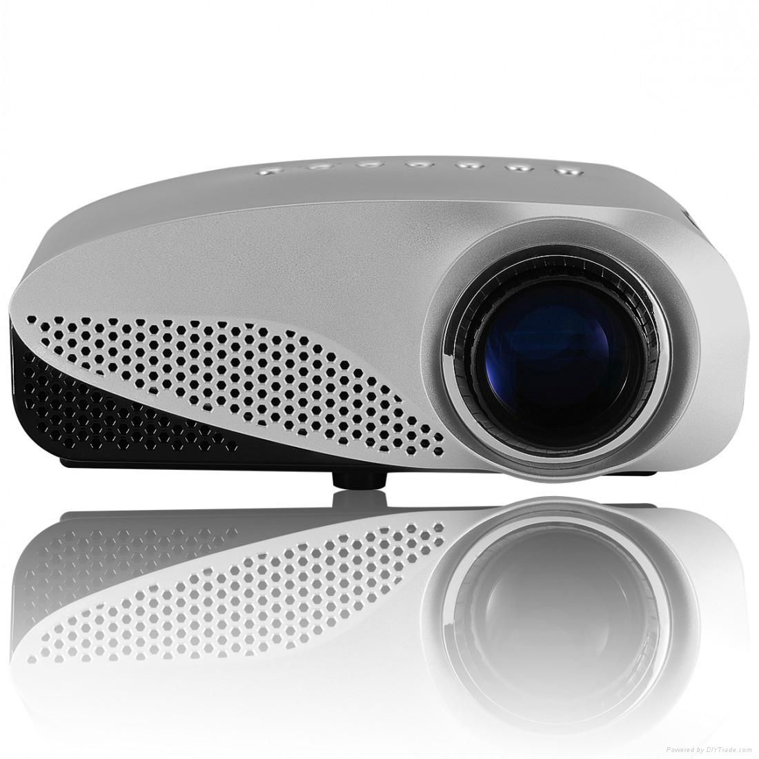 Vivibright Newest GP8S Projector Mini Home Theater Projector 1080P               2