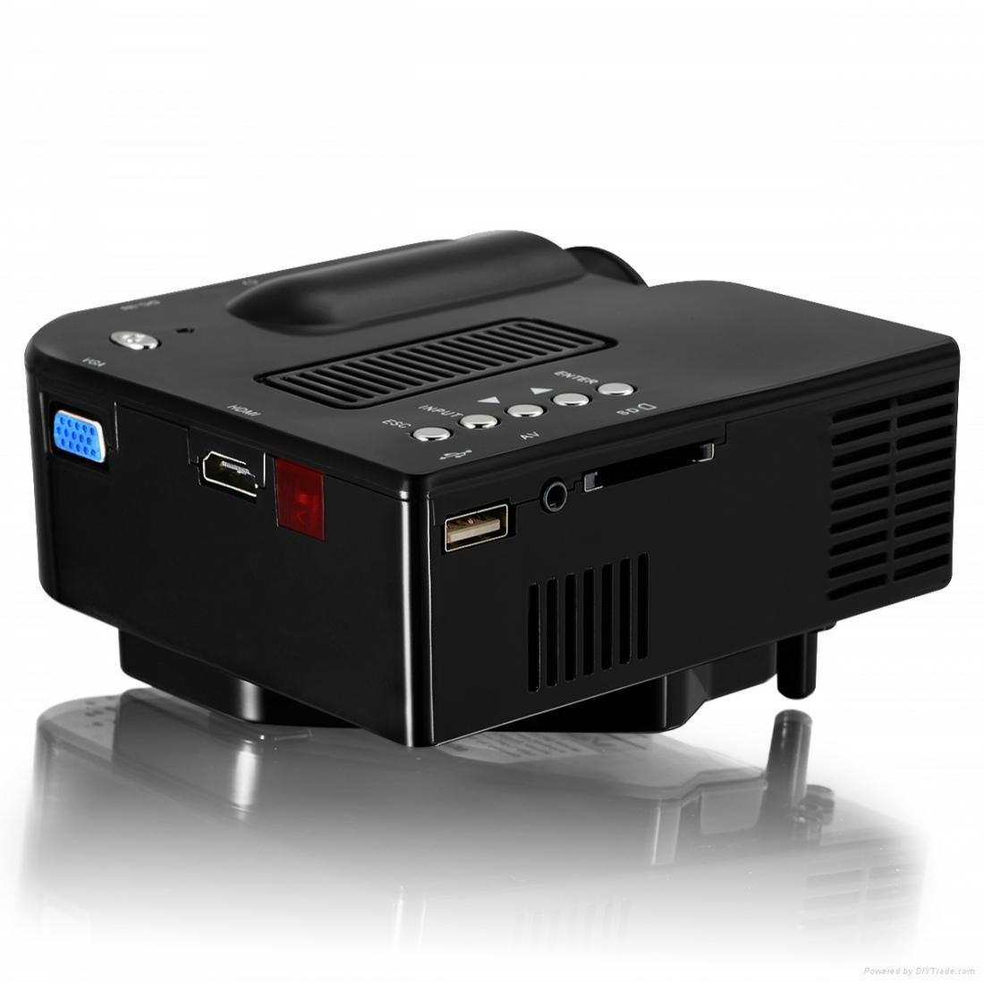 Vivibright GP5S Mini LED Portable Projector/Beamer                               2