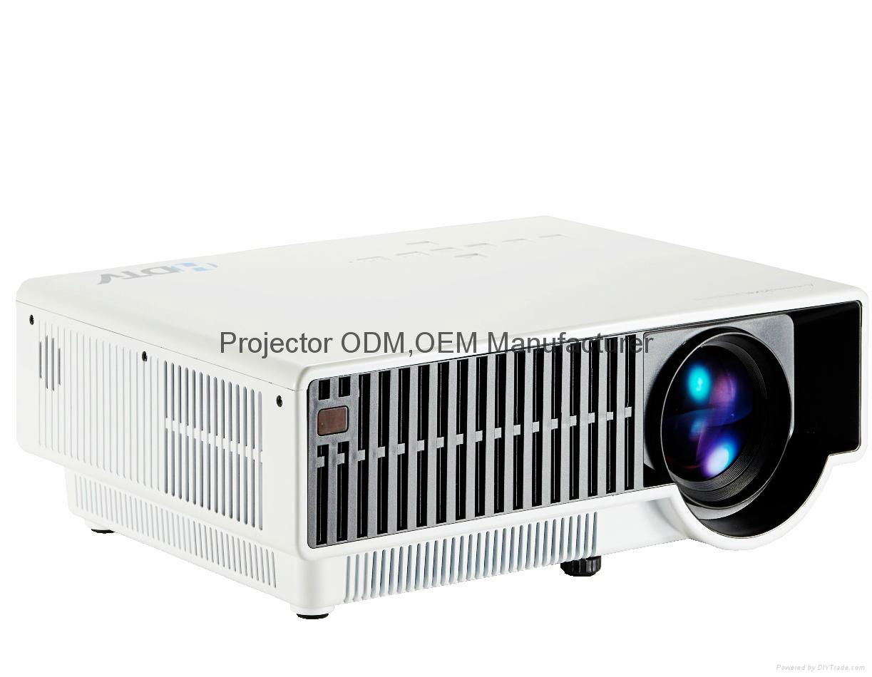 Full HD 1080P Digital TV Projector W300  with 2500 Lumens for home theater      