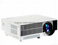 Full HD 1080P Digital TV Projector W300  with 2500 Lumens for home theater      