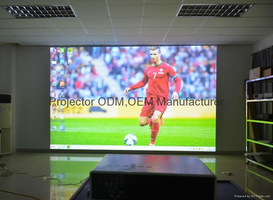 Full HD 1080P Digital TV Projector W300  with 2500 Lumens for home theater       5