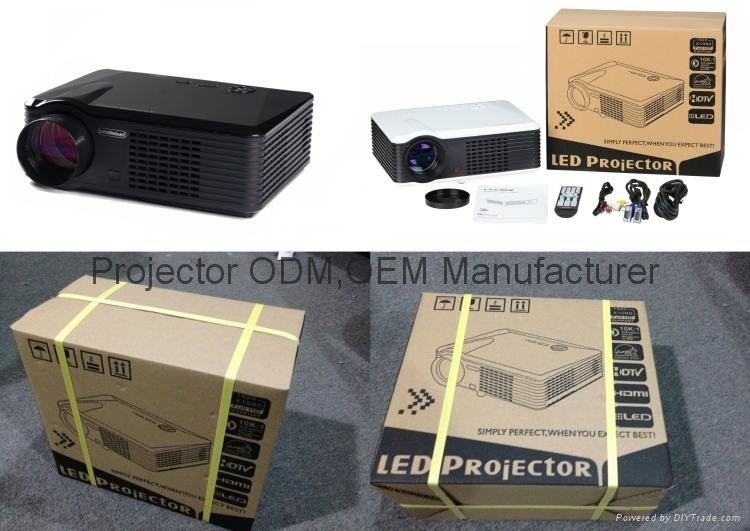 vivibright movie Projector S200 Entry-level led projector 800*480/600P        3