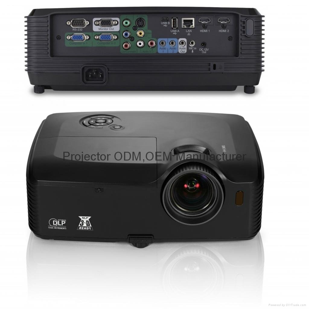	Vivibright 3D Projector Large Venue Projector Native Full HD1080p Outdoor Video 4