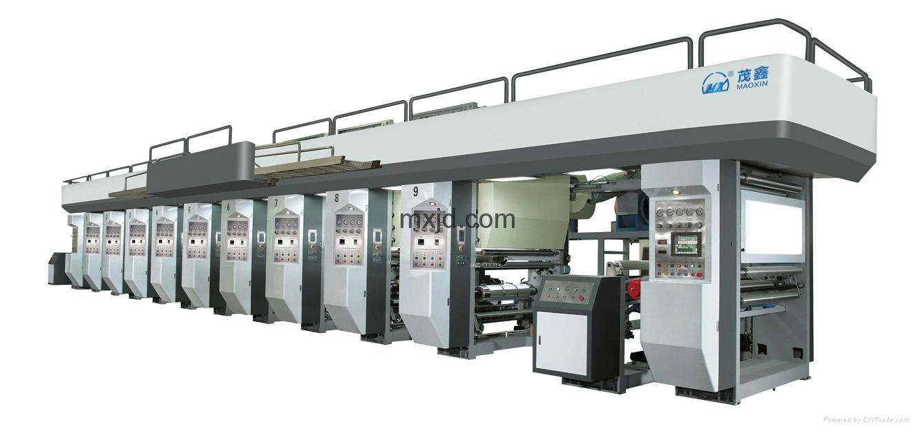 Automatic Electronic Shaft High Speed Gravure Printing Machine